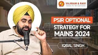 PSIR Optional Strategy for Mains 2024 | Vajiram and Ravi