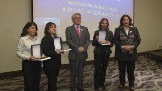 Instituto Nacional de Salud premia a la Agencia de Noticias Andina