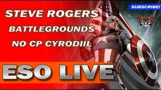 ESO LIVE - Steve Rogers July 4th Stream - PVP - BGs & No CP - 1 Bar Templar #elderscrollsonline #mcu