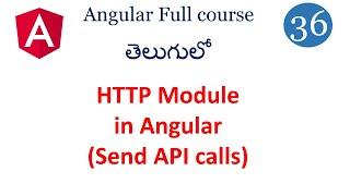 HTTP services in  Angular |Angular http module | Angular API request |Angular tutorial for beginners
