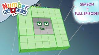 @Numberblocks- Squares on the Moon 🟩  | Season 5 Full Episode 28 | Learn to Count