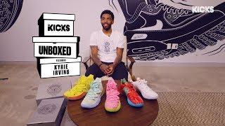 B/R Kicks Unboxed w/ Kyrie Irving: 5 colorways of the SpongeBob x Nike Kyrie Pack