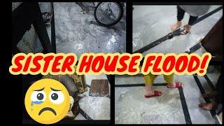 House Flood Caught On Video! Heavy Moter water  FLOODED Our House!