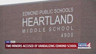 Two boys facing felony charges after breaking into Edmond middle school, cause $10,000 in damage