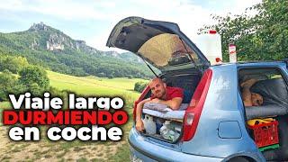 DUERMO en el COCHE CAMPER recorriendo 9 países por EUROPA - Viaje en coche camper ep3