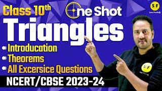 Triangles One Shot Maths | Class 10 Maths NCERT CBSE 2023-24 | Ushank Sir Science and Fun