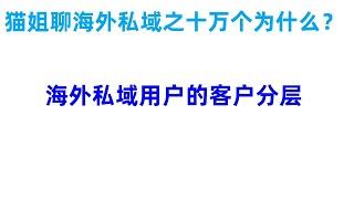 猫姐聊海外私域营销：海外私域用户的客户分层