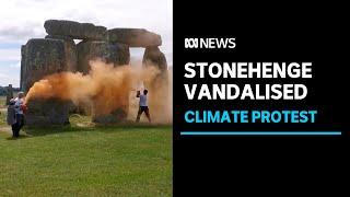 Stonehenge vandalised in environmental protest ahead of summer solstice | ABC News