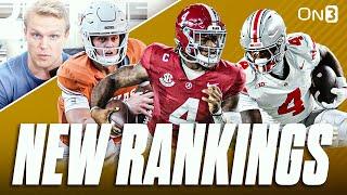 NEW College Football Playoff Rankings | Alabama NEW #1?, Where's Georgia, Ohio St, Texas, Miami