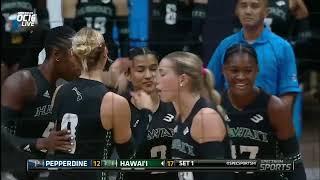 Hawaii vs Pepperdine | Women Volleyball Sep 7,2024