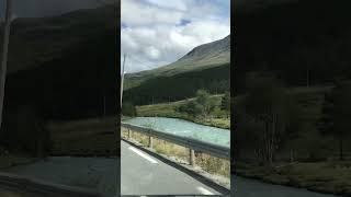 Drive by the river , Sognefjellsvegen , Norway