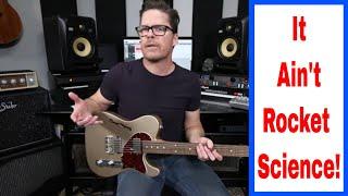 Playing "outside" the chords guitar lesson by Shawn Tubbs