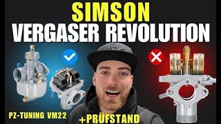 Gamechanger für Simson: dieser VERGASER ändert alles! PZ-Tuning VM22