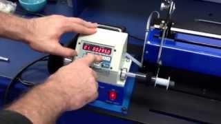 Adams Maxwell Coil Winder - Simple Coil Winding Demonstration