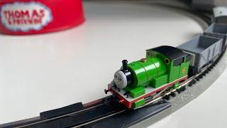 Bachmann N scale Percy the Small Engine at Christmas