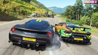 Forza Horizon 4 - Ferrari 488 Pista | Goliath Race Gameplay