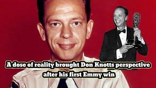 A dose of reality brought Don Knotts perspective after his first Emmy win