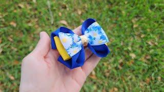 DIY Easy Ribbon Hair Bow | Lazo de Cinta Fácil de hacer