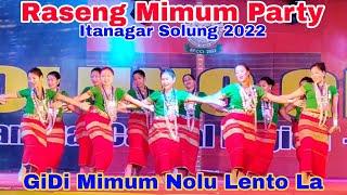 Lune mimum nolu lento la| Adi Song |Itanagar Solung Raseng Mimum partyGroups dance |SFCCI-2022