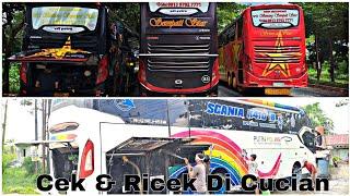 Intip Kegiatan Crew Bus Putra Pelangi & Sempati Star. Come Back Volvo B11R UHD Sempati Star 81.