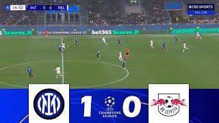 Inter-Lipsia [1-0] | UEFA Champions League 2024/25 | Highlights della Partita!