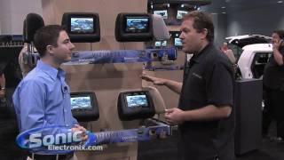 Vizualogic Universal Road Trip Headrest Monitors at SEMA 2009