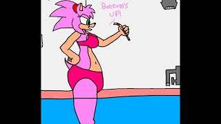 Amy Rose's Bathtime Funtime