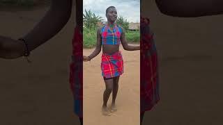 Acholi traditional dance // African village.