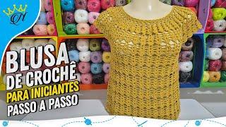 Crochet Blouse for Beginners - Step by Step Prof. Neddy Ghusmam