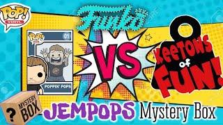 Poppin Pops VS KeeTons Of Fun in a JemPops Funko Mystery Box Battle! #funko #giveaway #funkogiveaway