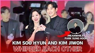Unexpected interactions that were never shown from Kim Soo Hyun and Kim Jiwon behind the scenes