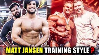 MATT JANSEN  TRAINING STYLE | UNSTOPPABLE SID | TEAM UNSTOPPABLE SID