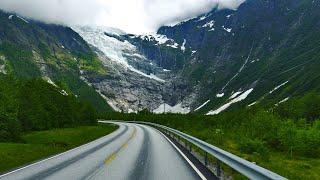 4K Norway Scenic Drive | Sogndal to Bøyabreen Glacier