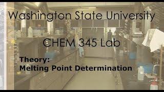 Theory: Melting Point Determination | WSU Chemistry |