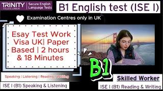 Full (B1) Speaking & Listening Skilled Worker Visa || ISE 1 Trinity College London