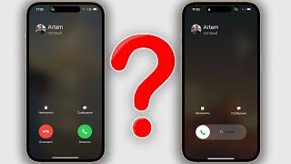 ЗАЧЕМ iPhone два способа ответа на звонок!?