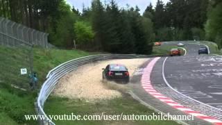 BMW Crash Accident Unfall Nordschleife Nurburgring 12.05.2012 Touristenfahrten