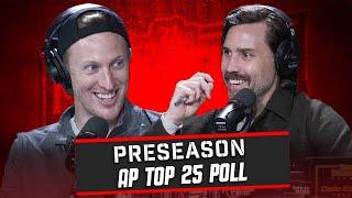 Breaking Down The College Basketball Preseason AP Top 25 Poll Featuring Jim Root