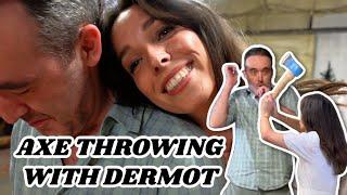 AXE THROWING FOR THE FIRST TIME WITH DERMOT & @Clisare FROM @TheTRYChannel | Ciara O Doherty VLOG