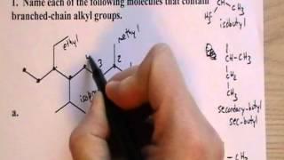 CHEM 1060 Lecture 006  Branched Chain Alkyl Groups