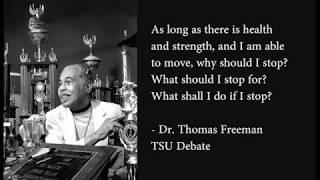 Talking debate with TSU's Dr. Thomas Freeman