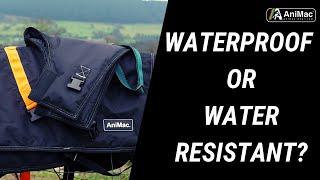 Ask AniMac | Waterproof Vs. Water Resistant
