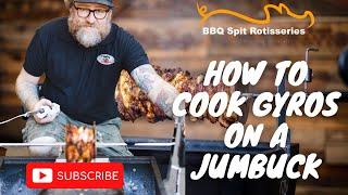 How to Cook Gyros (Yiros) on a Jumbuck Spit!