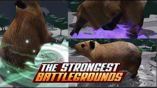 Giant Capybara uses All Movesets.. (The Strongest Battlegrounds)