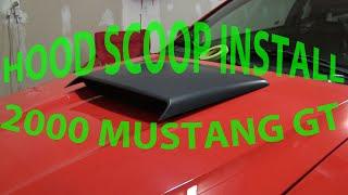 Hood Scoop Install on 1999 & 2000 Mustang GT