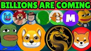 THE BEST CRYPTO MEMECOINS TO MAKE MILLIONS IN 2024/25 - HUGE !!