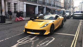 Supercars In London Exhaust Sounds & Accelerations | Competizione Aperta, Huracan Performante, GT3RS