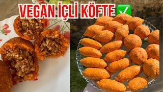 KIYMASIZ İÇLİ KÖFTE İÇLİ KÖFTE AMA KIYMA YOK Vegan içli köfte nasıl yapılır? İçli köfte tarifi