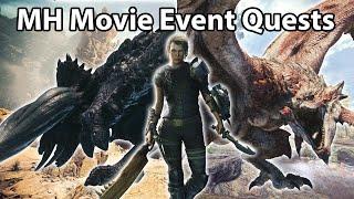 Monster Hunter Movie Event Quests + Cutscenes | MHW:IB