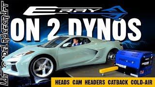 E-RAY Corvette on 2 DYNOS at the same time - Late Model Racecraft